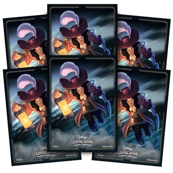 ✓ Disney Lorcana TCG The First Chapter 3 Pack Card Sleeves  Disney Lorcana TCG The First Chapter 3 Pack Card Sleeves Elsa Mickey Hook NEW